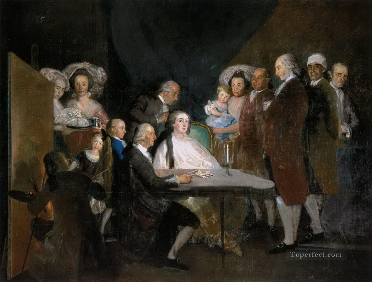 La Familia del Infante Don Luis Francisco de Goya Pintura al óleo